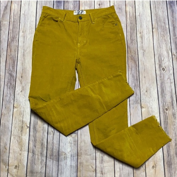 Free people high rise corduroy mustard - Picture 3 of 3